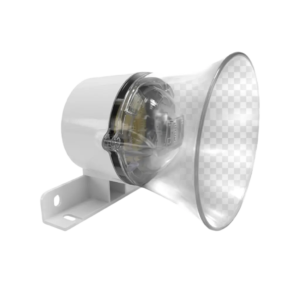 Sirene Audiovisual JFL SIR-120V com Strobo LED Vermelho e Pressão Sonora 120dB 12VDC
