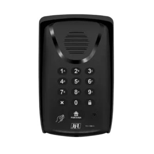 Porteiro Eletrônico JFL PEC 1300 ID 13 Teclas RFID Controle de Acesso 4000 Usuários RS-485