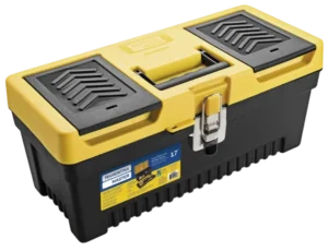 Caixa Plástica para Ferramentas 17" Tramontina Master com Bandeja Removível e Trava Metálica - Ref. 43803/017