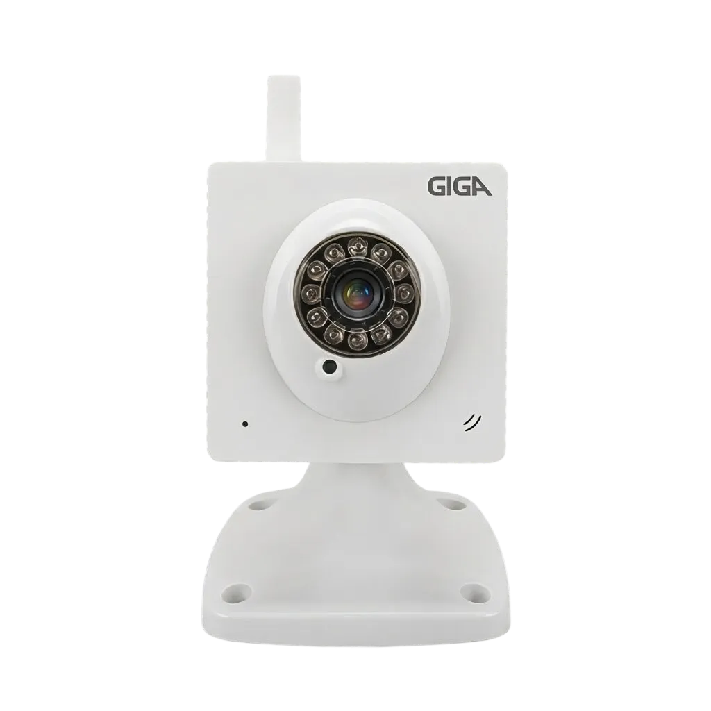 Câmera de Segurança IP Wi-Fi Giga GSIPWIFIHD HD 720P Lente 2.8mm IR Visão Noturna e Áudio