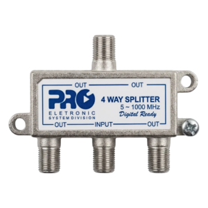 Divisor de Frequência 1x4 Proeletronic 1GHz 130dB - PQDV-1024B