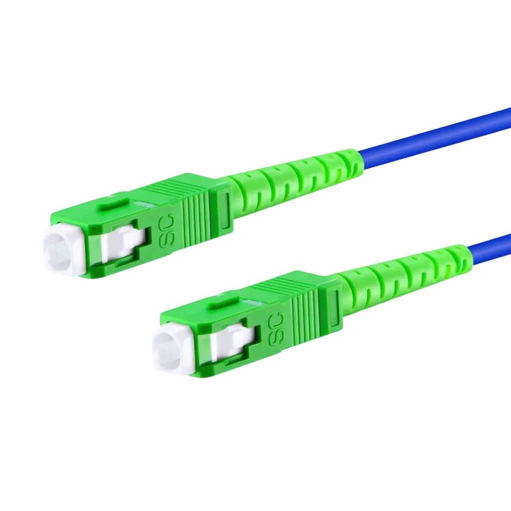 Cordão Óptico Simplex Monomodo SM 9/125 SC/APC para SC/APC LSZH - 3,00m